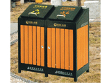 BHD 17907环保钢木垃圾桶